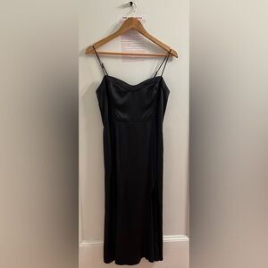 Abercrombie & Fitch Camille Black Midi Dress